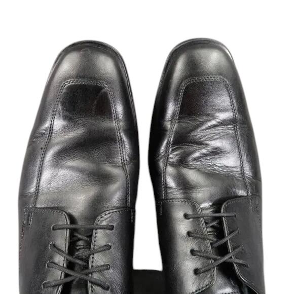 Cole Haan Shoes Mens 8.5 Oxford Classic Formal Leather Black Dress Event Lace Up